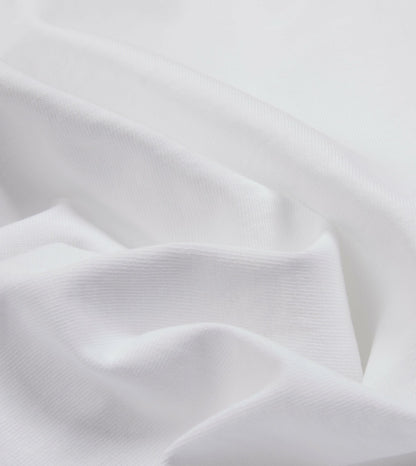 Drake's White Cotton Crew Neck Hiking T-Shirt