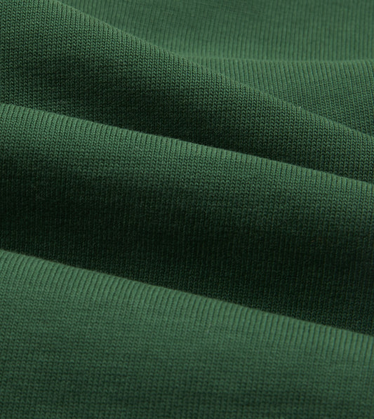 Drake's Forest Green Cotton Crew Neck Hiking T-Shirt