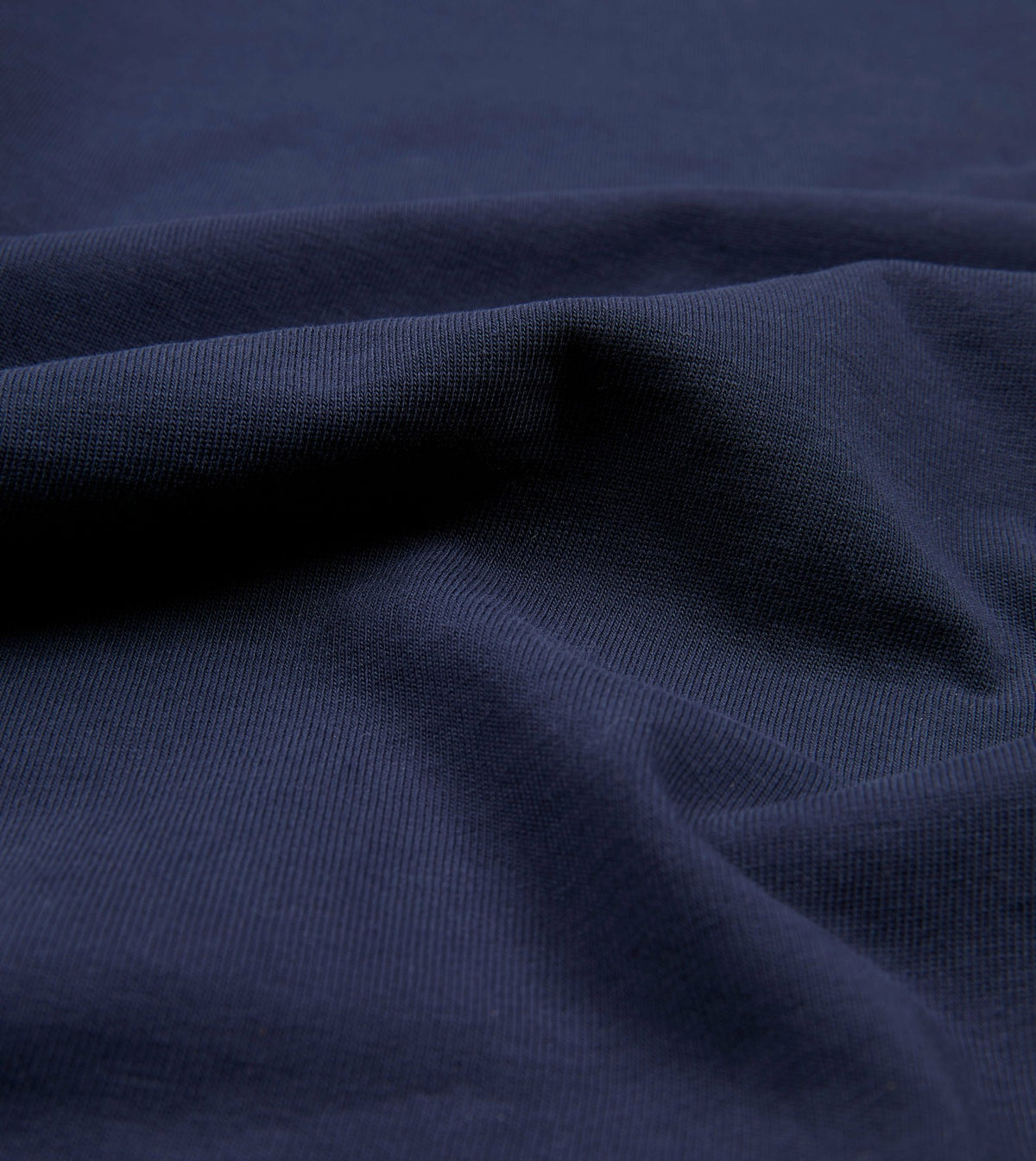 Drake's Navy Cotton Crew Neck Hiking T-Shirt