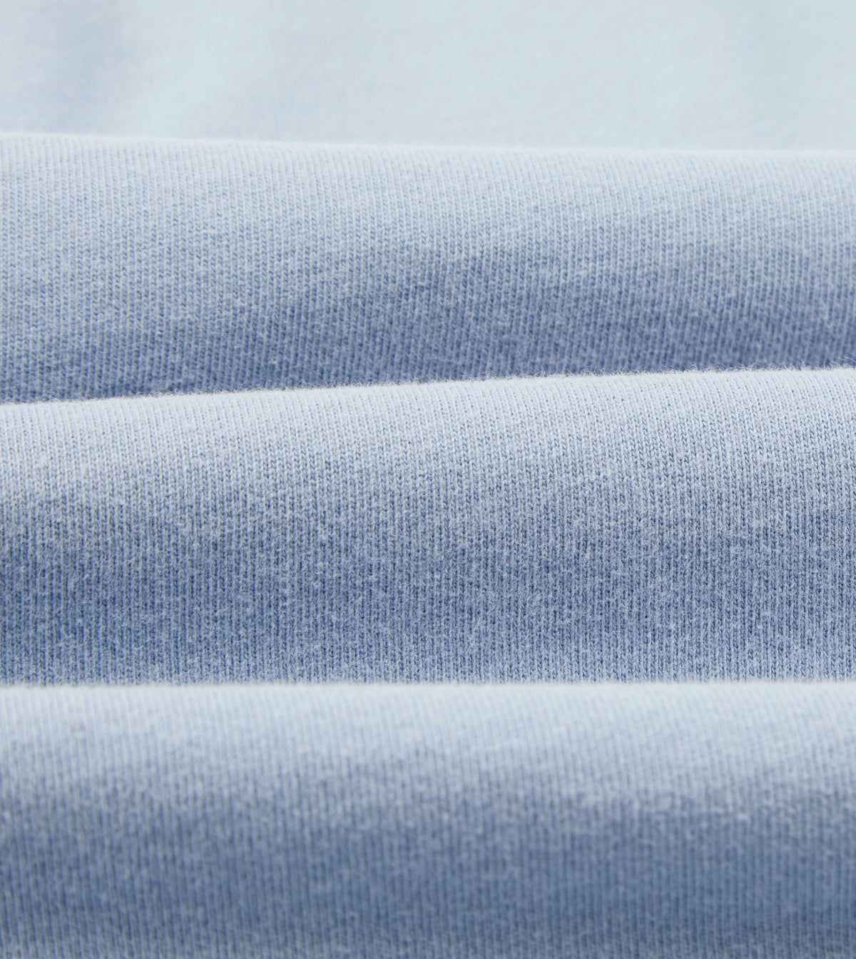 Drake's Light Indigo Cotton Crew Neck Hiking T-Shirt