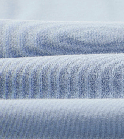 Drake's Light Indigo Cotton Crew Neck Hiking T-Shirt
