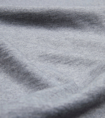 Drake's Grey Cotton Crew Neck Hiking T-Shirt