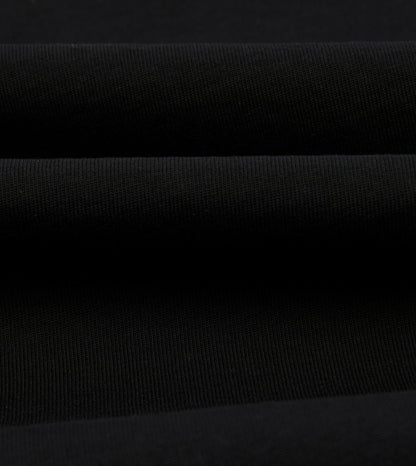 Drake's Black Cotton Crew Neck Hiking T-Shirt