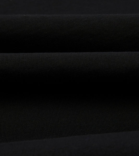 Drake's Black Cotton Crew Neck Hiking T-Shirt