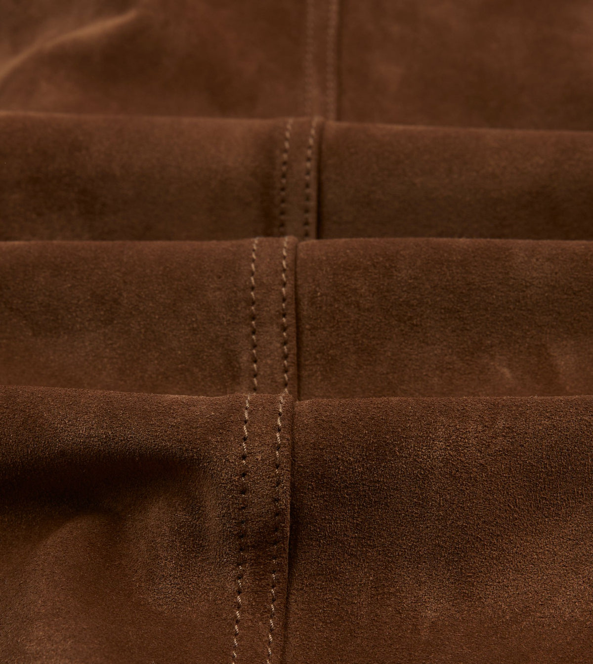 Drake's Tobacco Heavyweight Suede A-2 Bomber Jacket