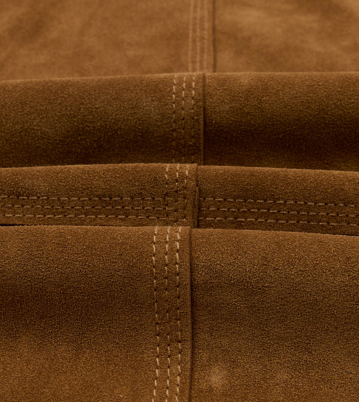 Drake's Tobacco Suede Welder Jacket