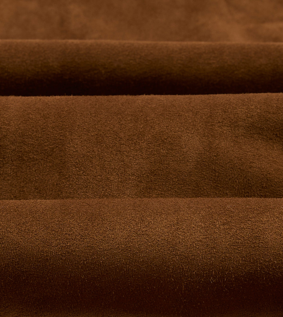 Drake's Tobacco Raw Suede Overshirt