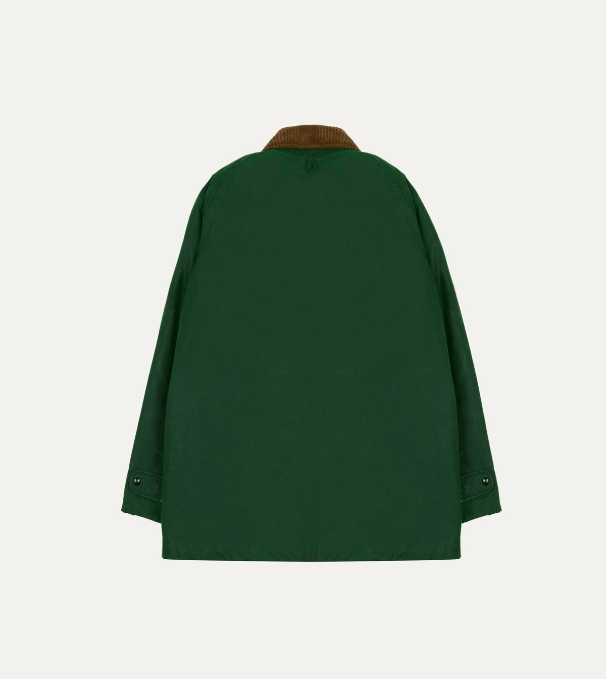 Drake's Green Waxed Coverall Jacket