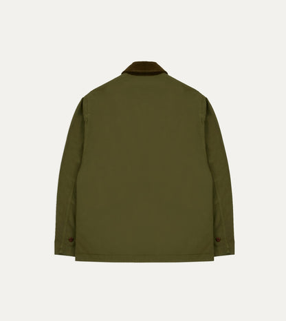 Drake's Washed Olive Cotton Hiking Jacket