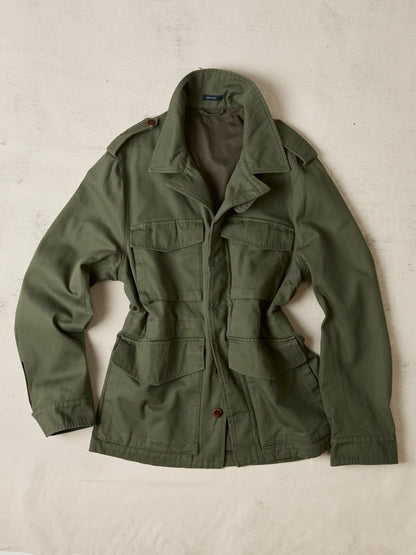 Drake's Olive Cotton D-43 Field Jacket