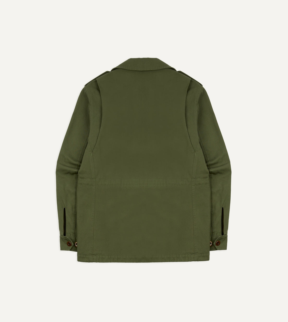 Drake's Olive Cotton D-43 Field Jacket