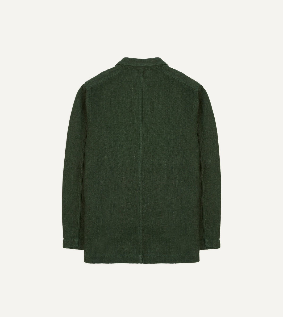Drake's Green Linen Five-Pocket Chore Jacket