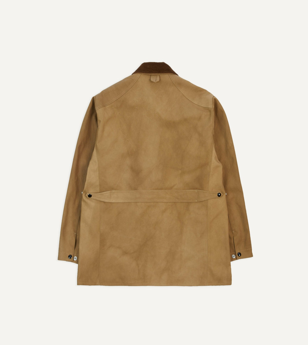Drake's Light Brown Cotton Gabardine Barn Jacket