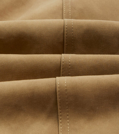 Drake's Light Brown Cotton Gabardine Barn Jacket