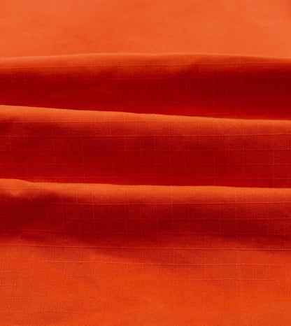 Drake's Orange Waxed Ripstop Cotton Wader Jacket