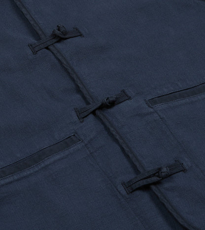 Drake's Navy Cotton Artist Vest