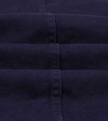 Drake's French Blue Heavy Twill Cotton Five-Pocket Chore Jacket