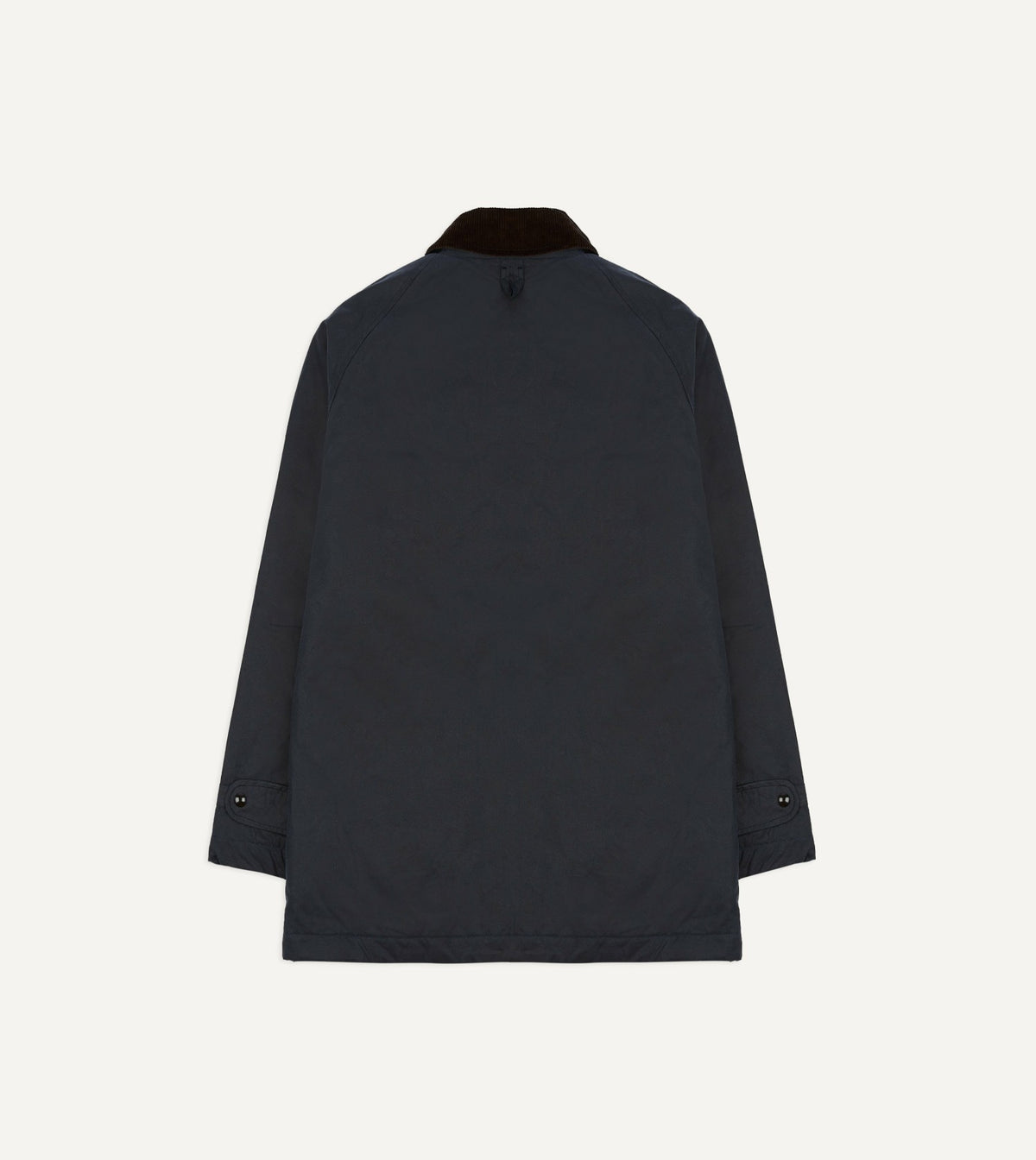 Drake's Navy Waxed Coverall Jacket