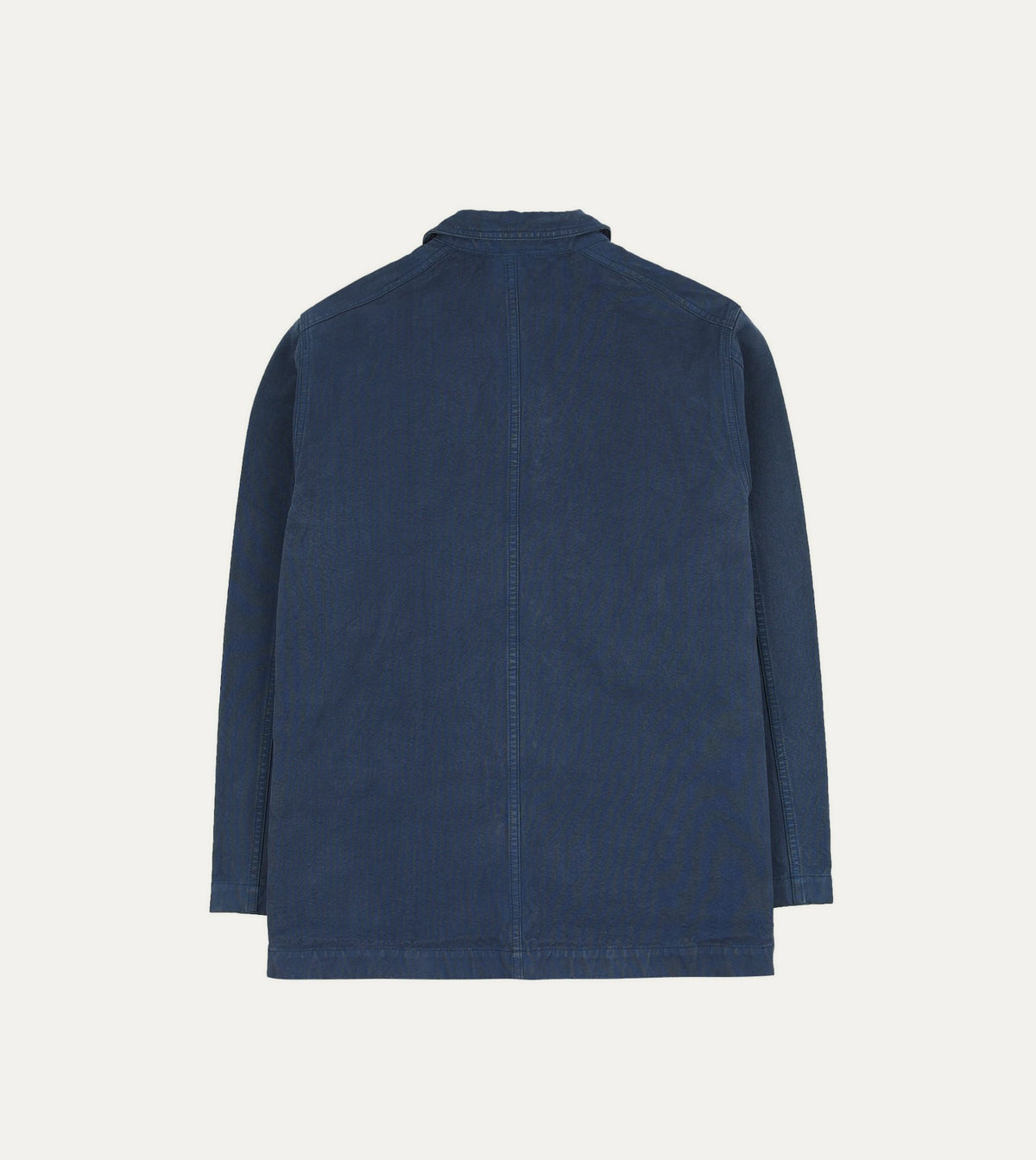 Drake's Navy Cotton Duck Canvas Five-Pocket Chore Jacket