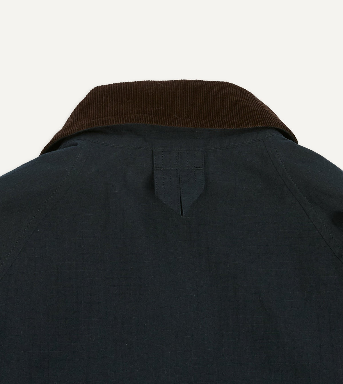 Drake's Navy Ripstop Cotton D-77 Parka