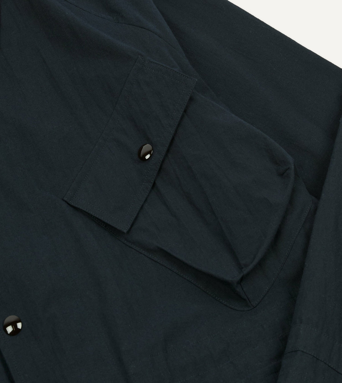 Drake's Navy Ripstop Cotton D-77 Parka