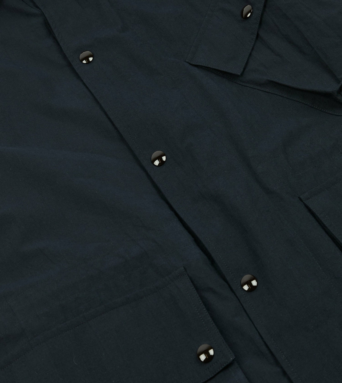 Drake's Navy Ripstop Cotton D-77 Parka