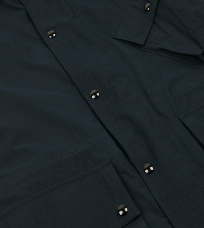 Drake's Navy Ripstop Cotton D-77 Parka