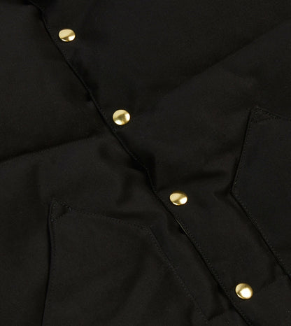 Drake's Rocky Mountain Featherbed for Drake's Black Cotton Christy Down Jacket