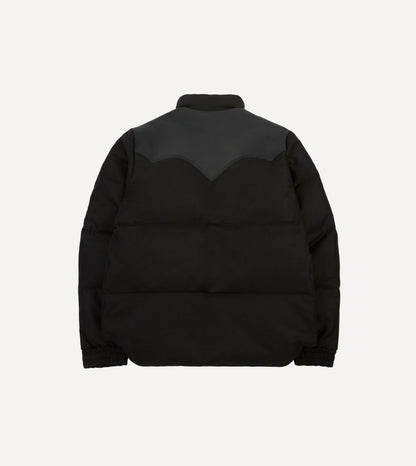 Drake's Rocky Mountain Featherbed for Drake's Black Cotton Christy Down Jacket