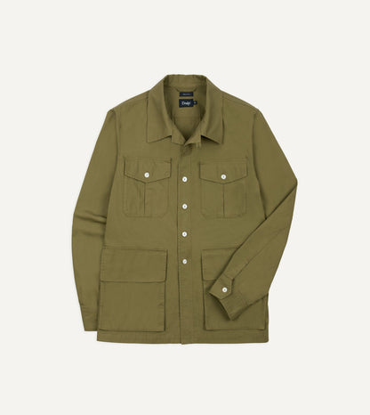 Drake's Olive Cotton Games Tunic