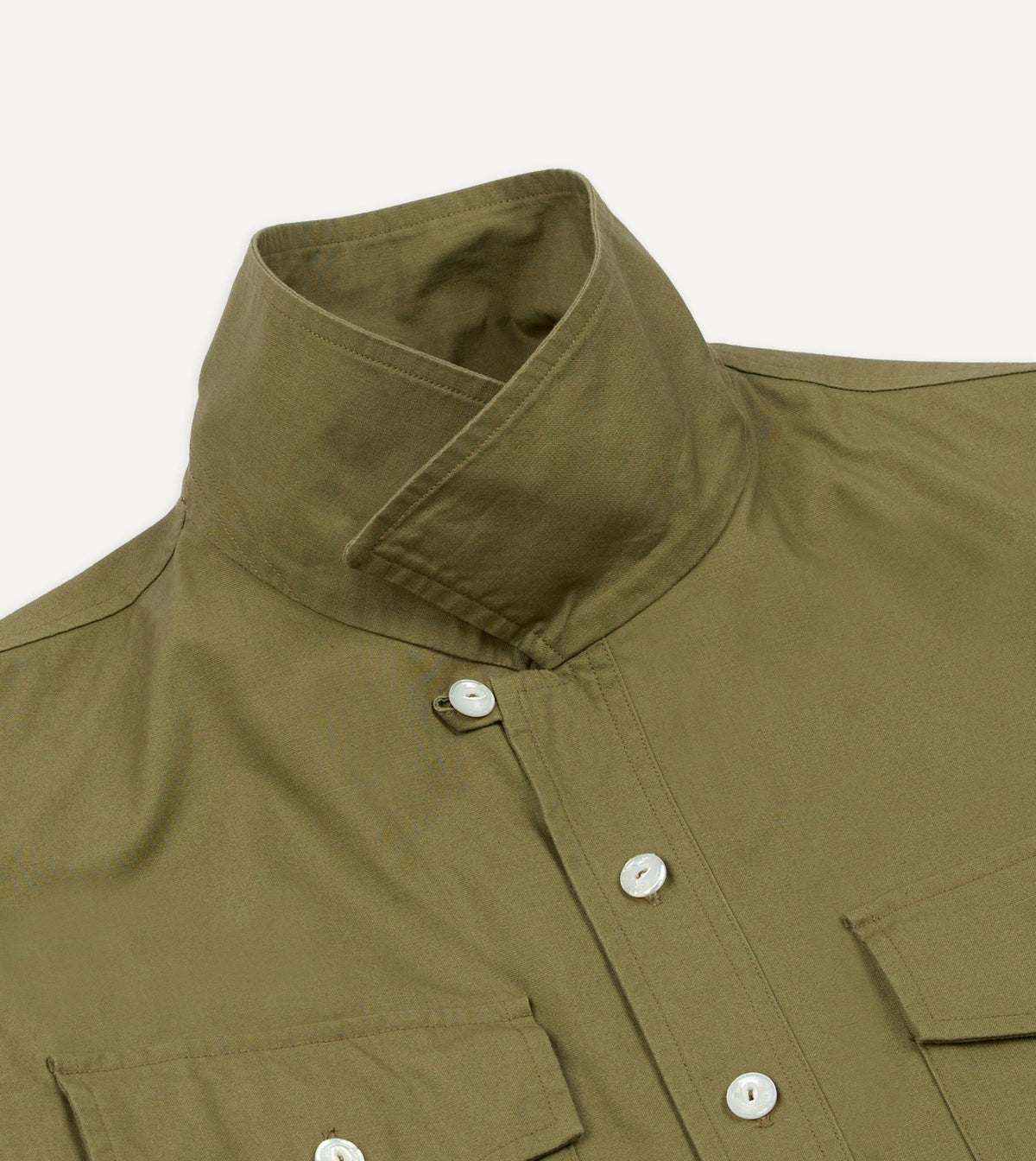Drake's Olive Cotton Games Tunic