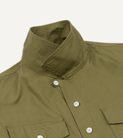 Drake's Olive Cotton Games Tunic