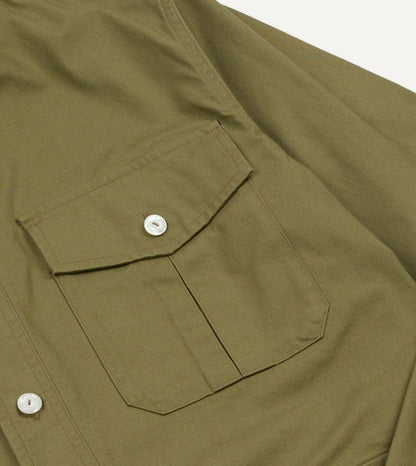 Drake's Olive Cotton Games Tunic