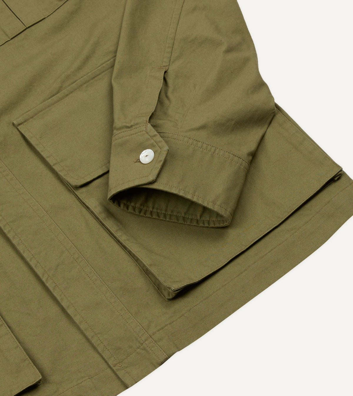Drake's Olive Cotton Games Tunic