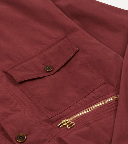Drake's Washed Red Cotton Hiking Jacket