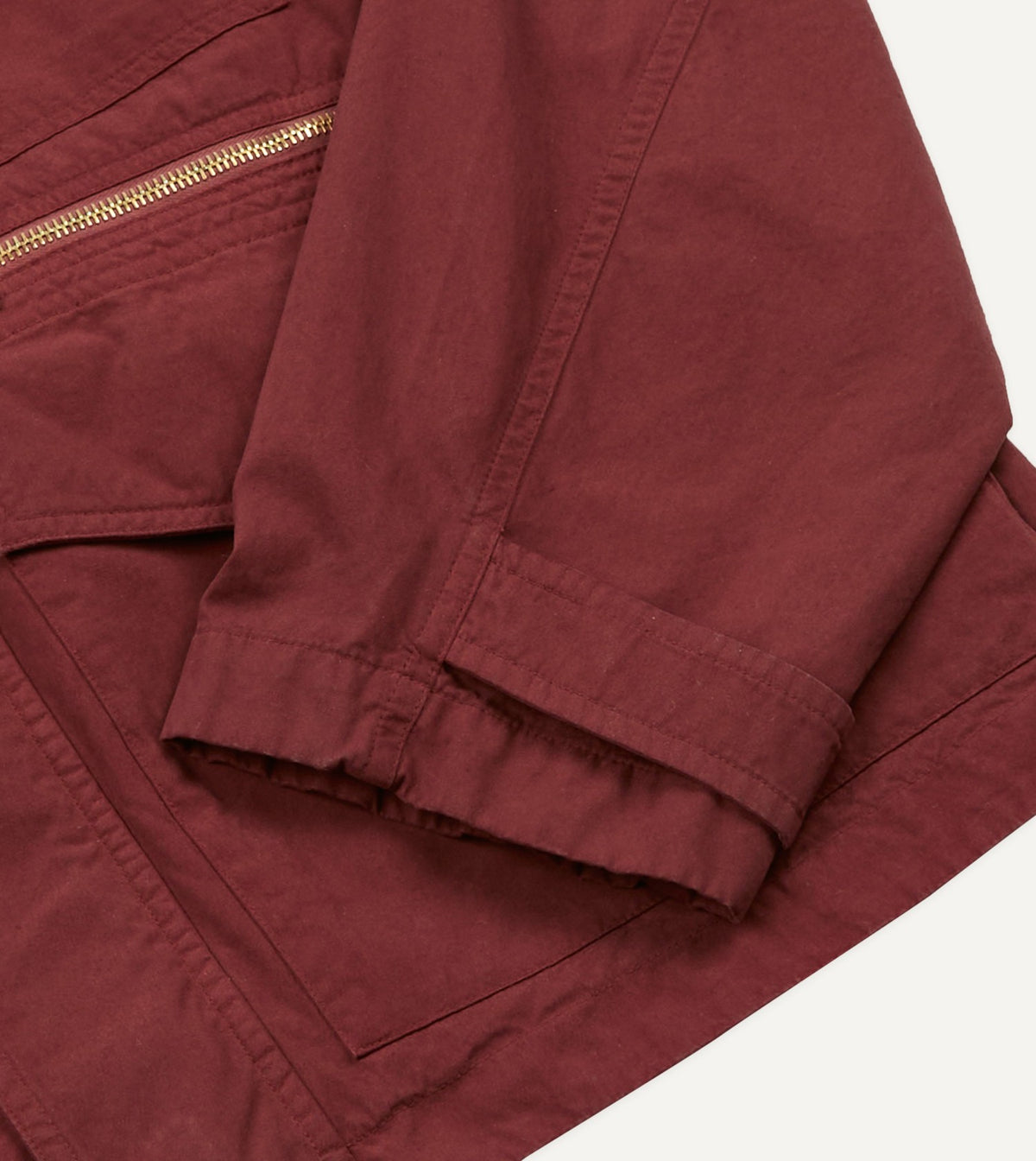 Drake's Washed Red Cotton Hiking Jacket
