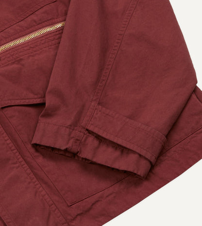 Drake's Washed Red Cotton Hiking Jacket