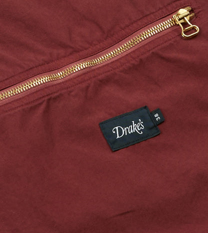 Drake's Washed Red Cotton Hiking Jacket