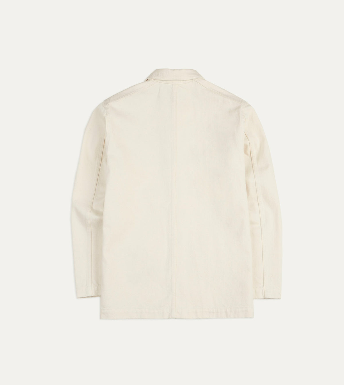 Drake's Ecru Selvedge Denim Five-Pocket Chore Jacket
