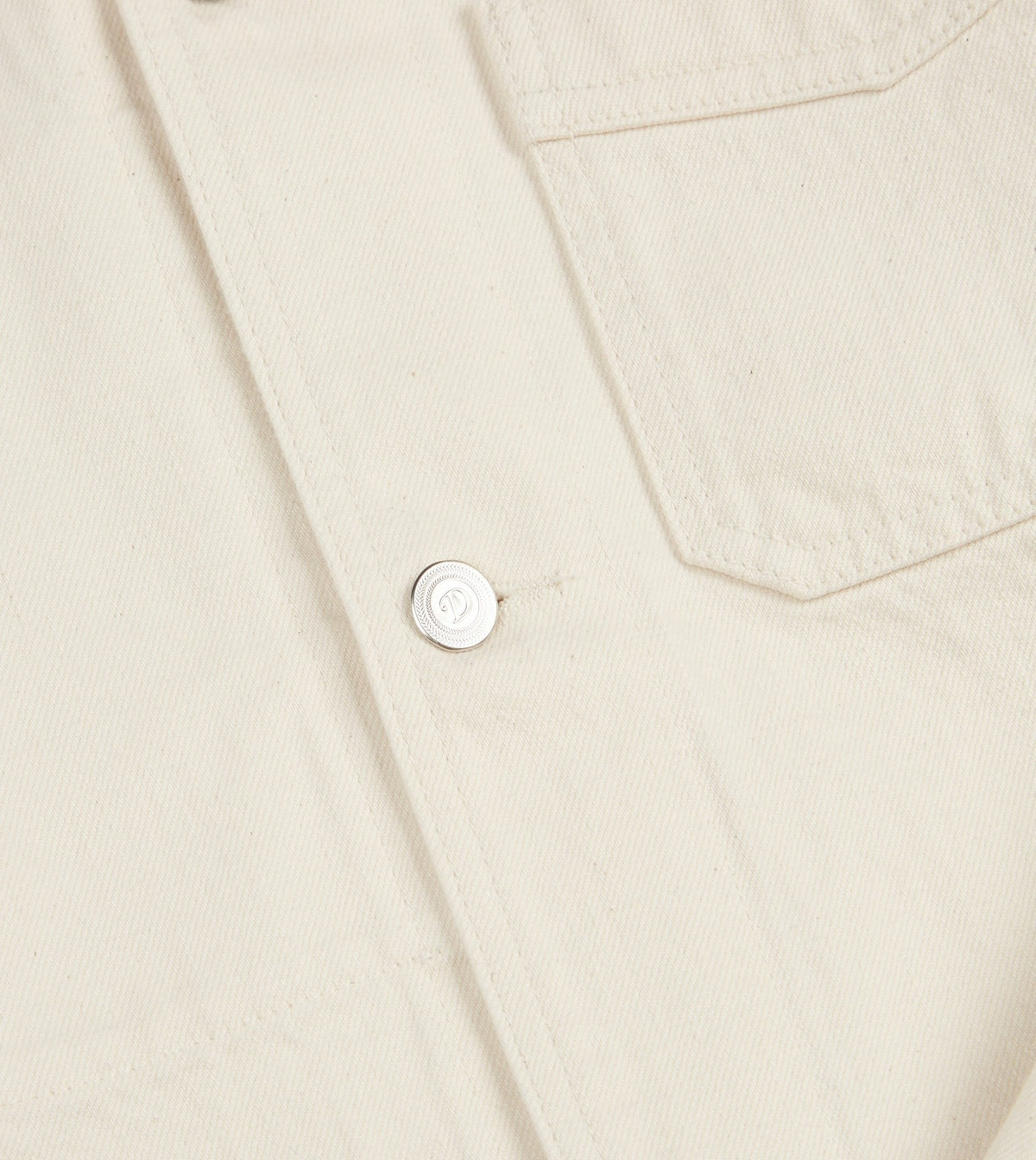 Drake's Ecru Selvedge Denim Five-Pocket Chore Jacket