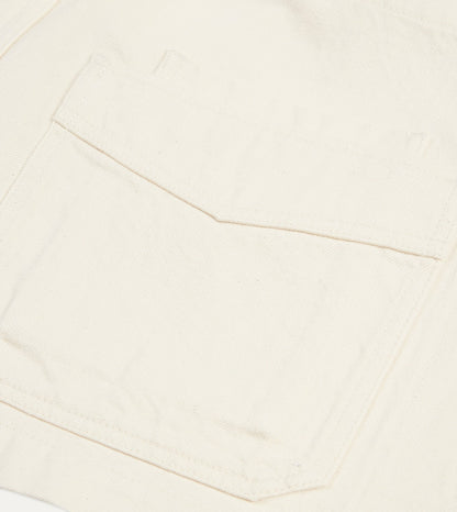 Drake's Ecru Selvedge Denim Five-Pocket Chore Jacket