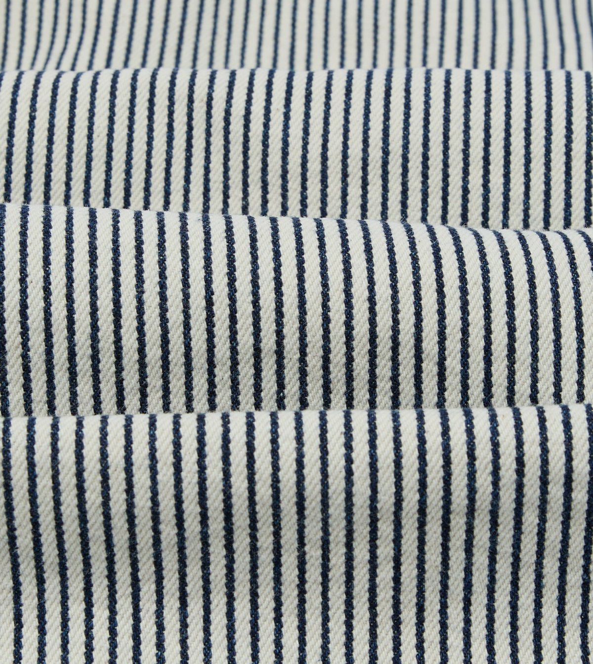 Drake's Indigo Stripe Cotton Fatigue Jacket
