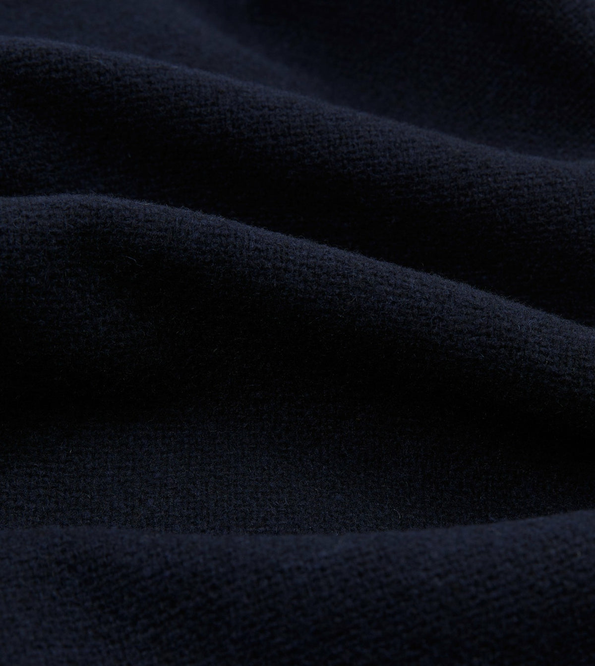 Drake's Navy Wool Raglan Coat
