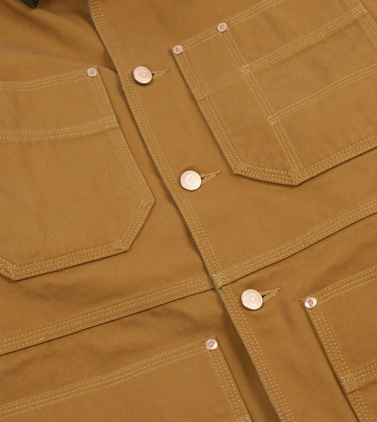 Drake's Tobacco Canvas Welder Jacket