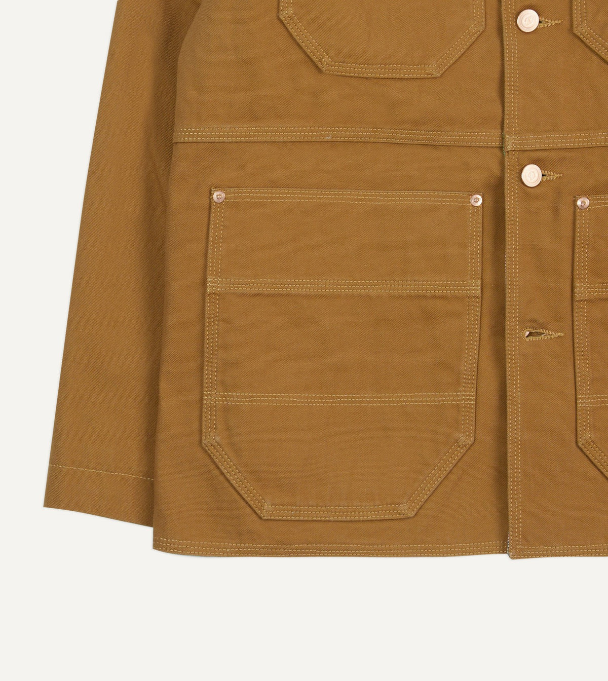 Drake's Tobacco Canvas Welder Jacket