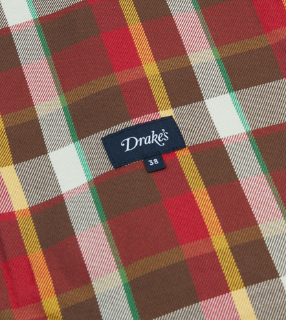 Drake's Tobacco Canvas Welder Jacket