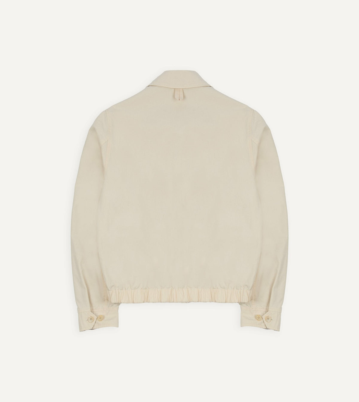 Drake's Ecru and Tan Reversible Cotton Blouson Jacket