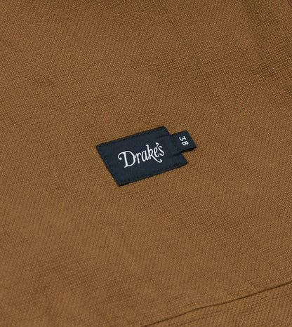 Drake's Tobacco Cotton Utility Vest