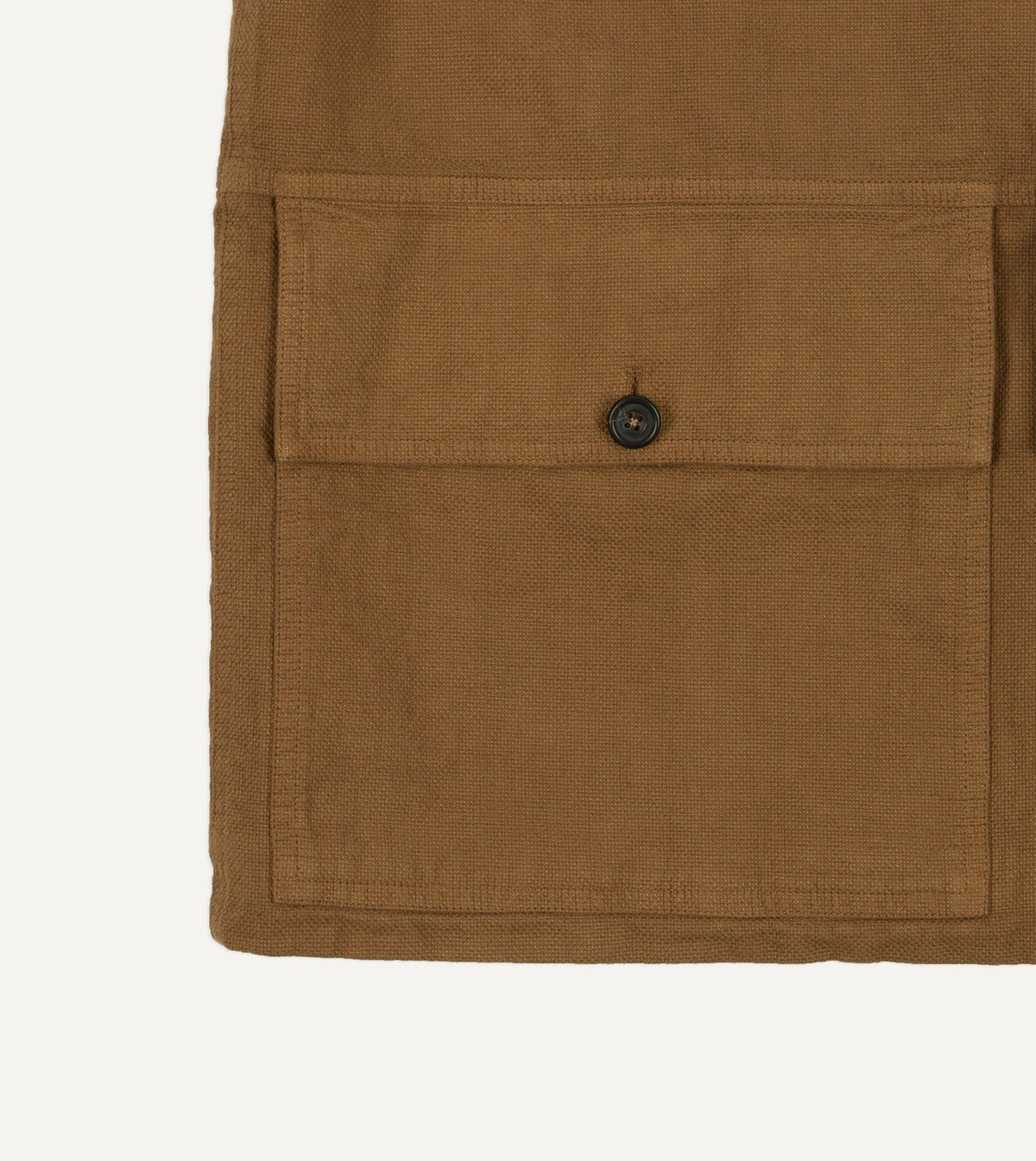 Drake's Tobacco Cotton Utility Vest