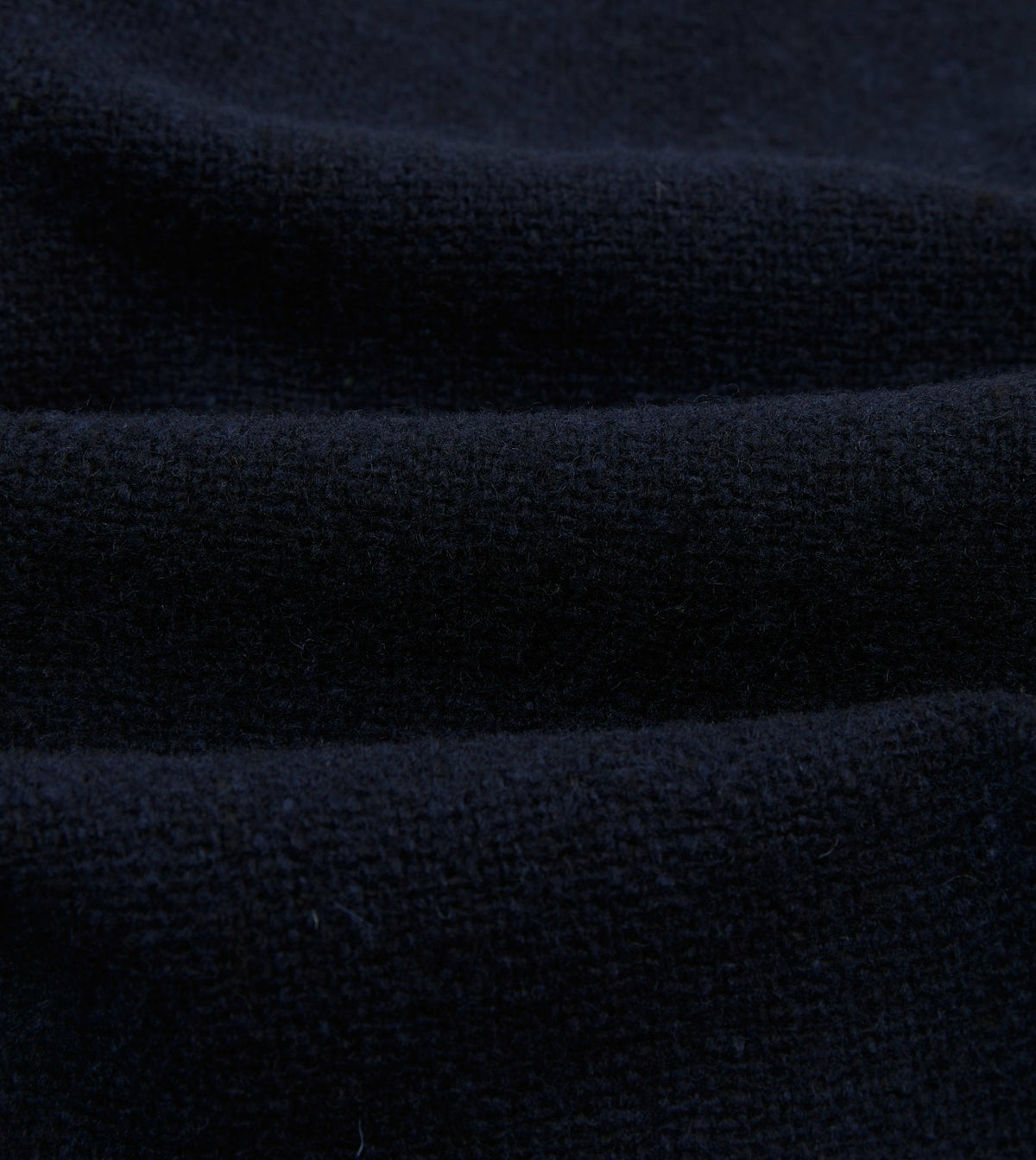 Drake's Navy Donegal Wool Raglan Coat